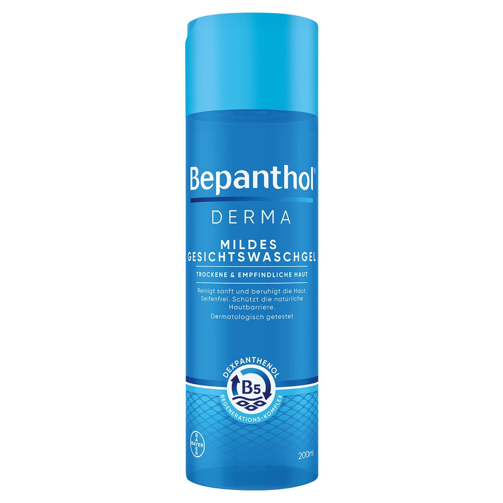 Bepanthol® DERMA Mildes Gesichtswaschgel, 200ml Flasche 1X200 ml