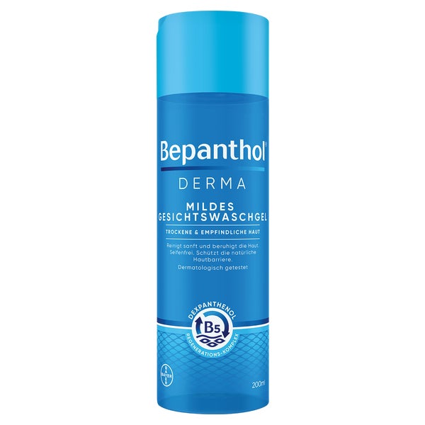 Bepanthol® DERMA Mildes Gesichtswaschgel, 200ml Flasche 1X200 ml