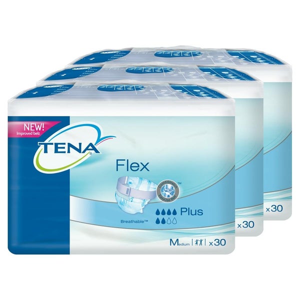 TENA ProSkin Flex Plus Inkontinenzvorlage mit Hüftbund M, 30 Stück 3X30 St