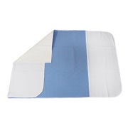 Medi-Inn Bettschutzauflage waschbar, 90 x 85 cm, hellblau 4-lagig mit Flügel 1 St