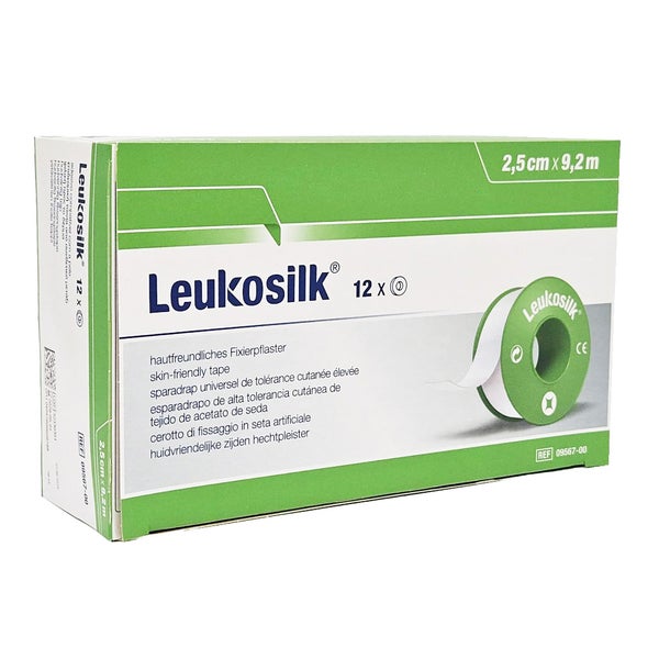 Leukosilk 2,5 Cmx9,2 m 12 St