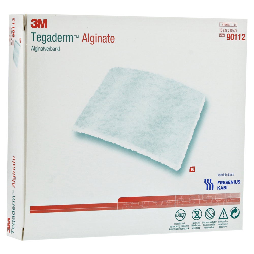 Tegaderm Alginate FK Kompressen 10x10 cm 10 St