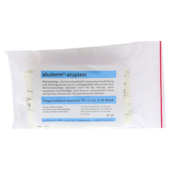 Aluderm Aluplast Elastisch Fingerverband 10 St