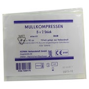 Mullkompressen 10x10 cm steril 12fach BW 5X2 St
