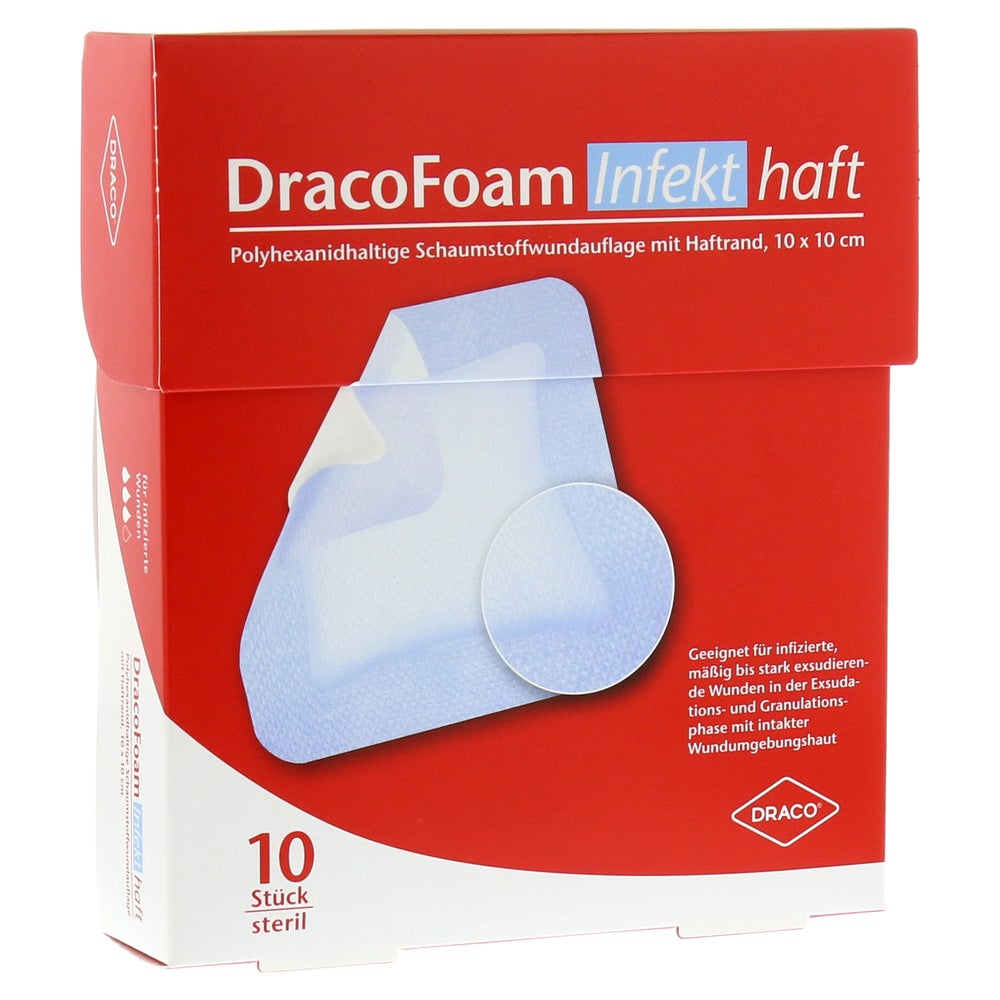 Dracofoam Infekt haft Schaumst.Wundauf.1 10 St