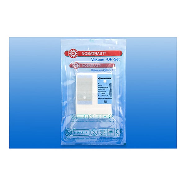 NOBA Nobatrast® Vakuum-Op-Set Mullkompressen 12-lagig - 10 cm x 10 cm P20 18 Stück 18X20 St