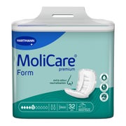 Produktabbildung: MoliCare Premium Form Inkontinenzvorlagen, 5 Tropfen, 62 x 29,5 cm 32 St