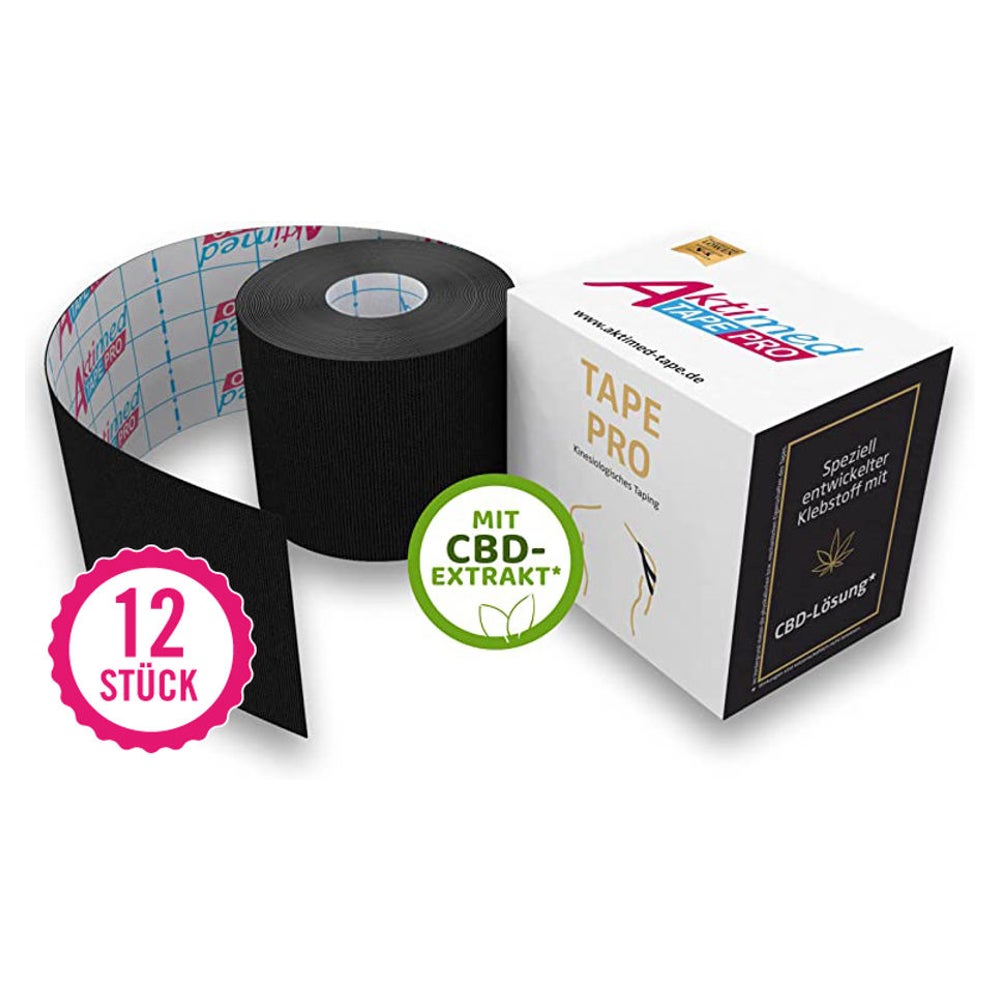 TAPE PRO mit 10% CBD schwarz 12 St