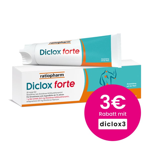 Diclox forte Schmerzgel 2% mit Diclofenac 150 g