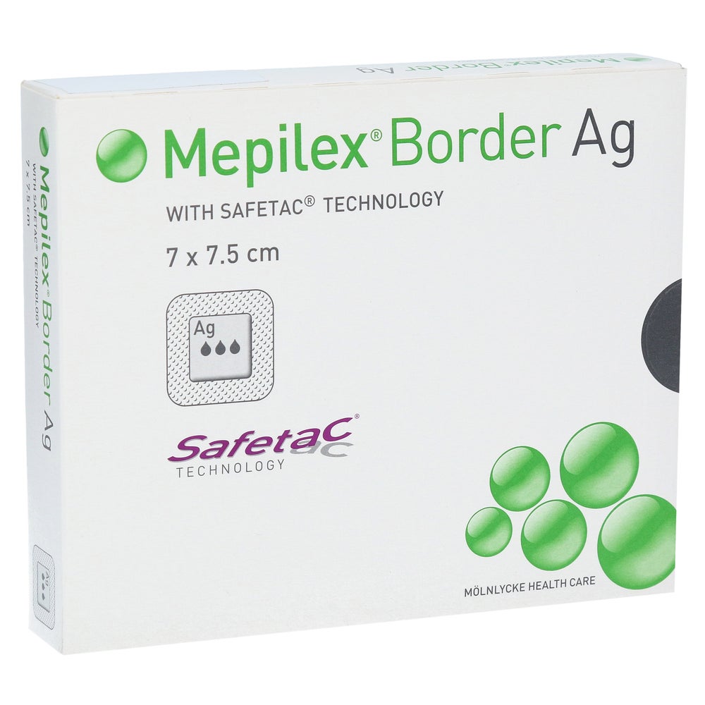 Mepilex Border Ag Schaumverb.7x7,5 cm st 5 St