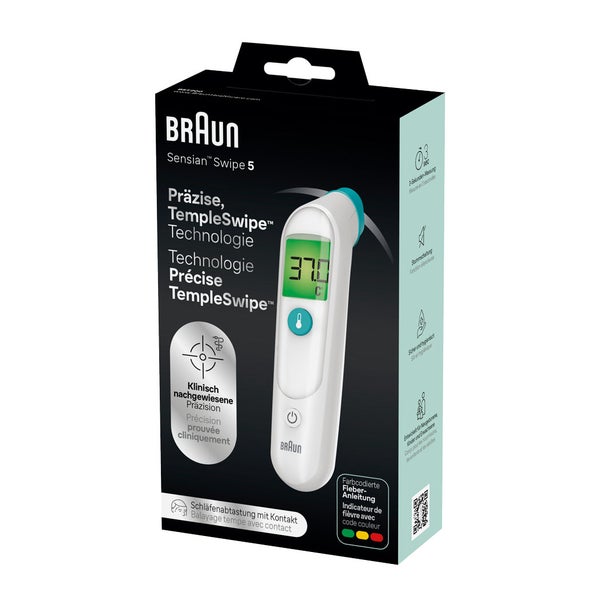 BRAUN Temple Sensian Swipe 5 Stirnthermometer 1 St