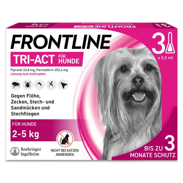 FRONTLINE TRI-ACT® - für Hunde 2-5 kg 3 St