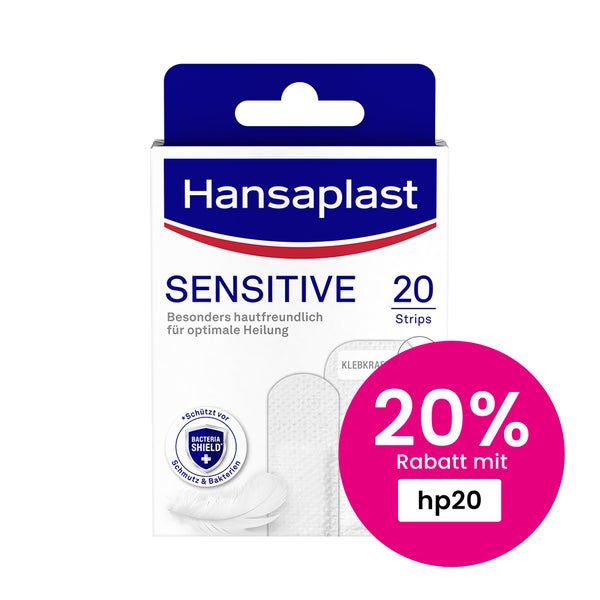 Hansaplast Sensitive Pflaster 20 St