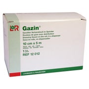 Lohmann Rauscher Gazin Verbandmull gerollt 4-fach im Spender - 10 cm x 5 m 1 St