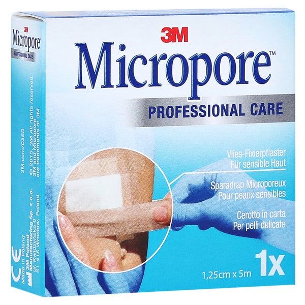 Micropore Vliespfl.1,25 cmx5 m haut 1533 1 St, 1 St online kaufen