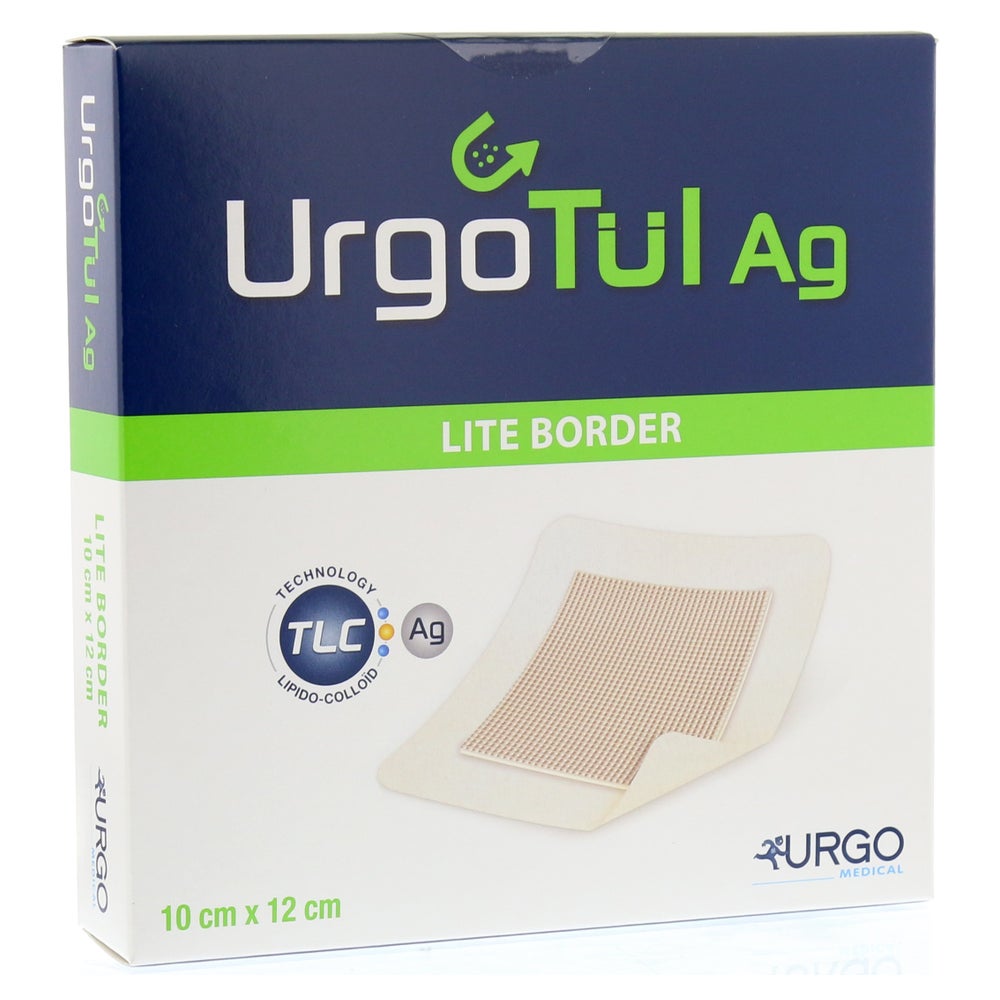 Urgotül Ag Lite Border 10x12 cm Verband 10 St