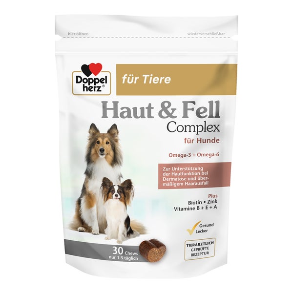 Doppelherz für Tiere Haut & Fell Complex Hunde 30 St