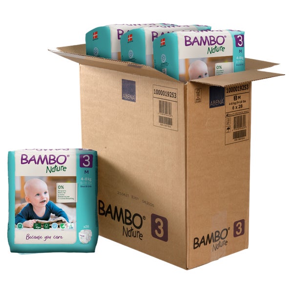 Bambo Nature Babywindel M Gr.3 4-8 kg 6X28 St