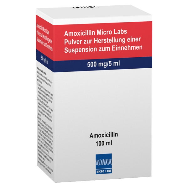 AMOXICILLIN Micro Labs 500 mg/5 ml 100 ml