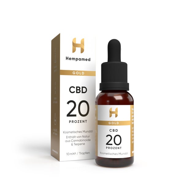 Hempamed Cbd Gold Mundöl 20% 10 ml