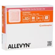 Allevyn Gentle Border Lite 7,5x7,5 cm Sc 10 St
