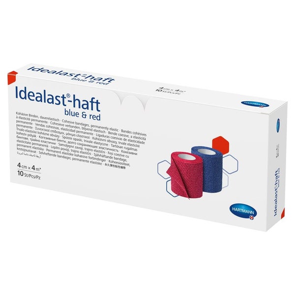 Idealast-haft color Binde 4 cm x 4 m sortiert 10 St