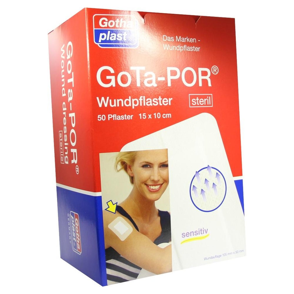Gota-por Wundpflaster Steril 100x150 mm 50 St