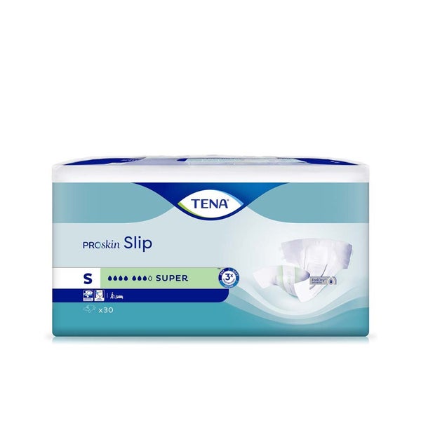 TENA ProSkin Slip Super S Inkontinenzwindeln, 30 Stück 3X30 St