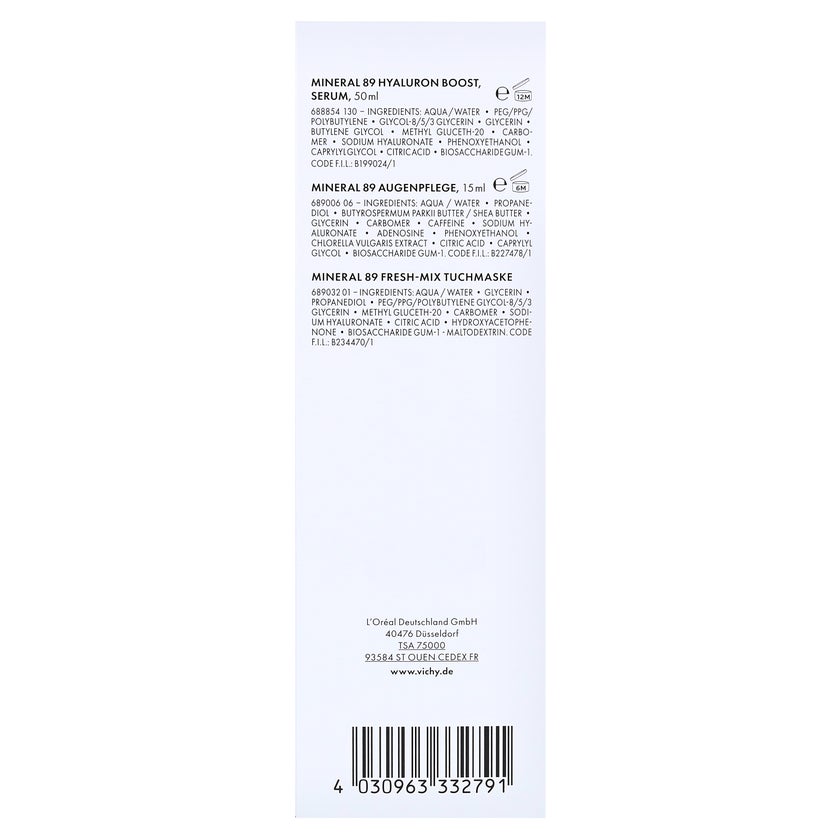 Vichy Mineral 89 Pflege-Set Hyaluron Boo 1 P, 1 P online kaufen 