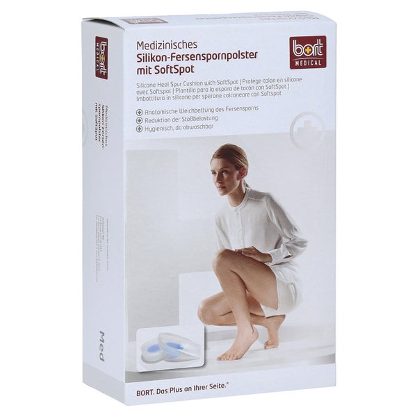 BORT Silikon Fersenspornpolster m.SoftSp 2 St