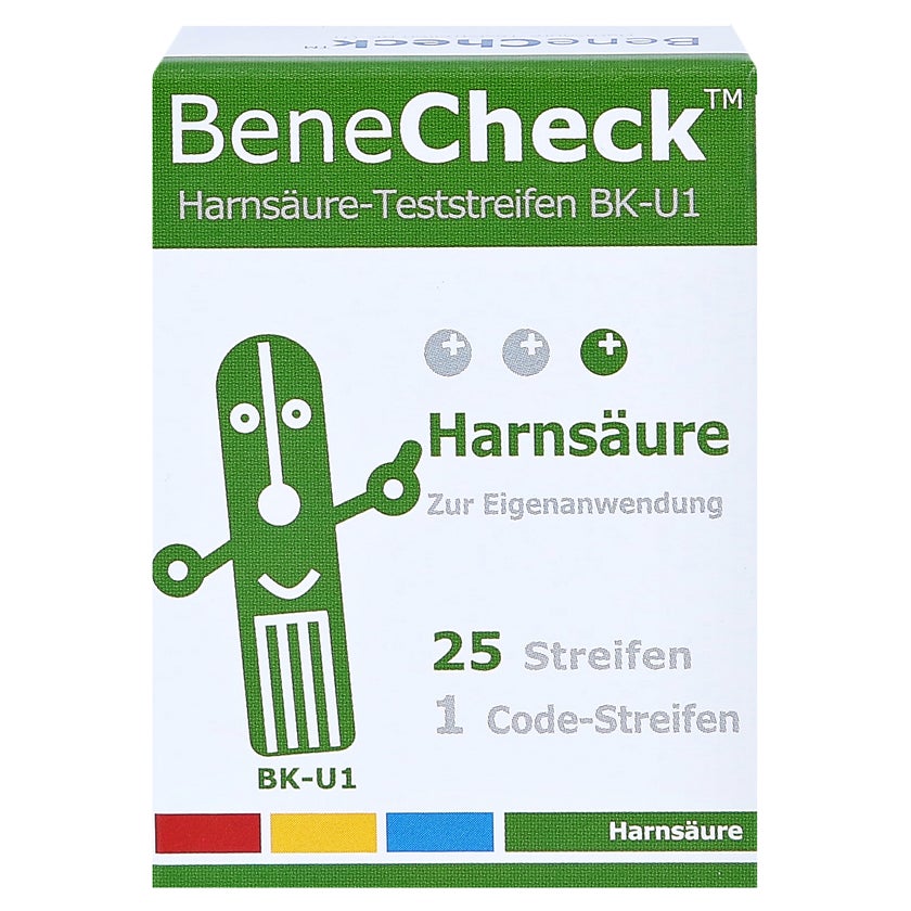 Benecheck Harnsäure-teststreifen Bk-u1 1X25 St, 1X25 St online 