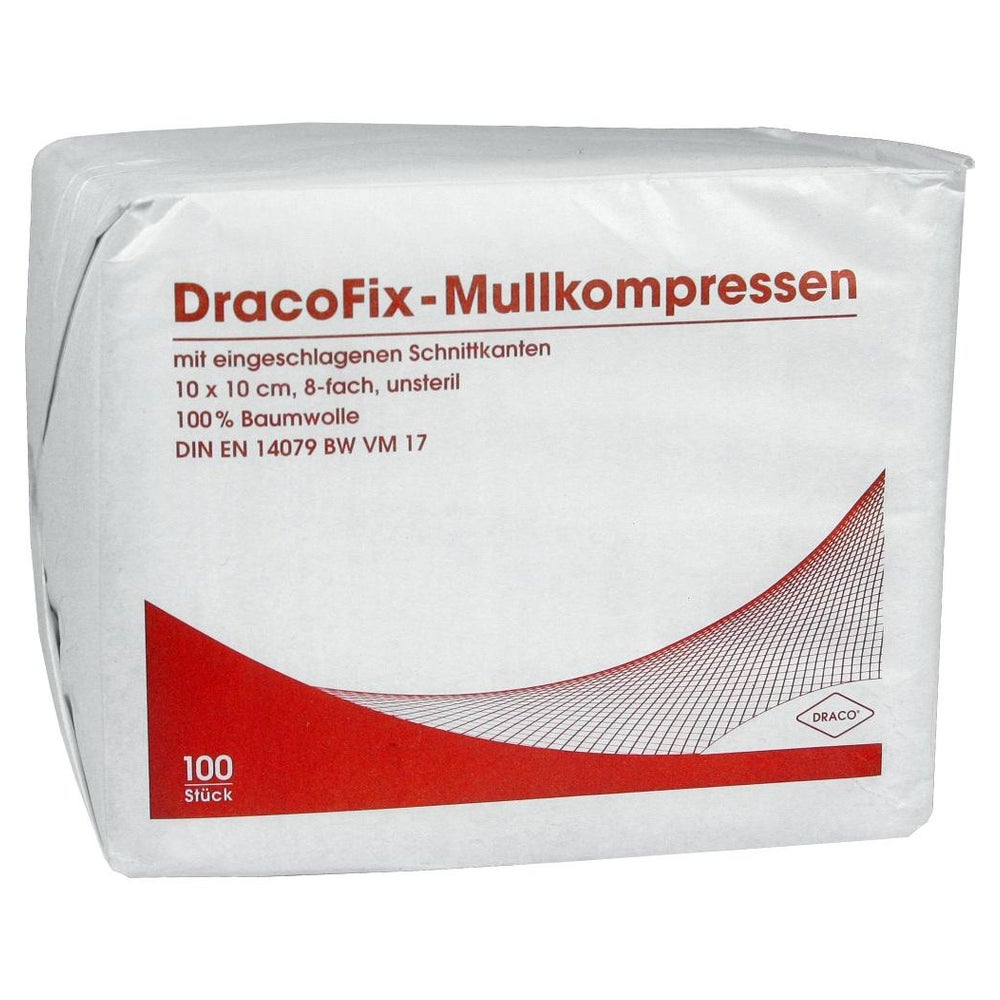 Dracofix Op-kompressen Unsteril 10x10cm 8fach 100 St