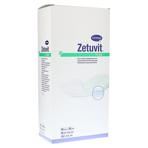 Zetuvit Plus Extrastarke Saugkompr.steri 10 St