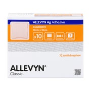 Allevyn Ag Adhesive 10x10 cm Wundverband 10 St