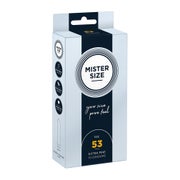 «53» fein & gediegen, ultradünn, 10 Maßkondome, 53mm (10 Kondome) 10 St