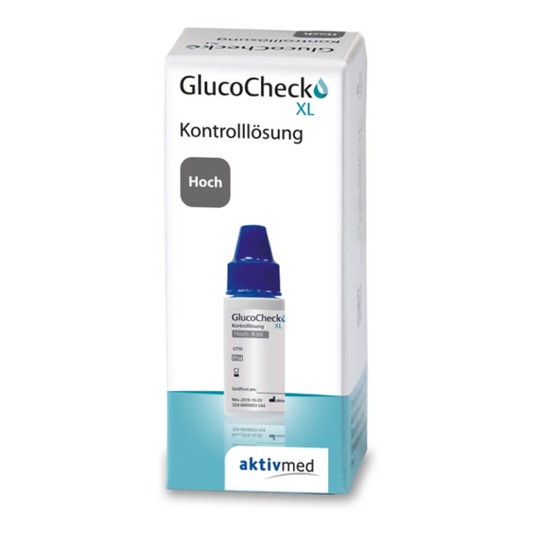 GlucoCheck XL Kontrolll�sung (hoch) 4 ml