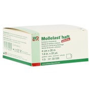 Produktabbildung: Lohmann Rauscher Mollelast haft Kohäsive Fixierbinde Latexfrei 1 Stück - Weiß / 4 cm x 20 m 1 St