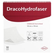 Dracohydrofaser 10x10 cm gelbildender Fa 10 St