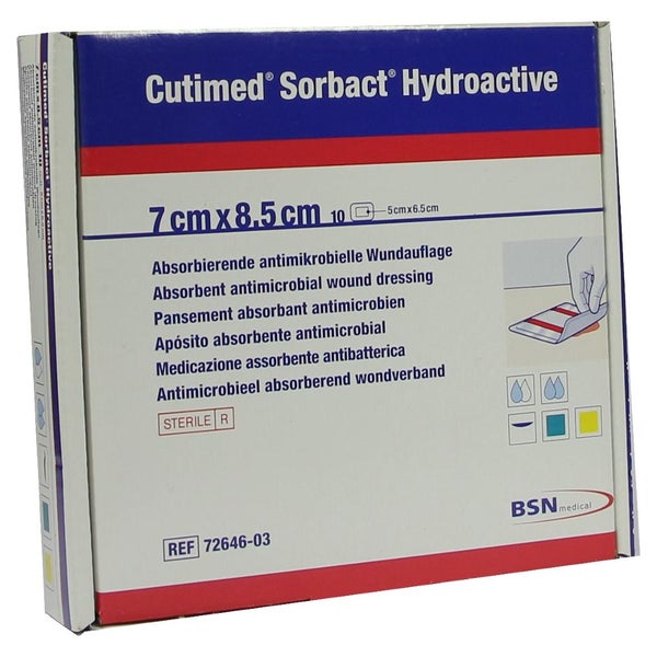 Cutimed Sorbact Hydroactive Kompressen 7 10 St