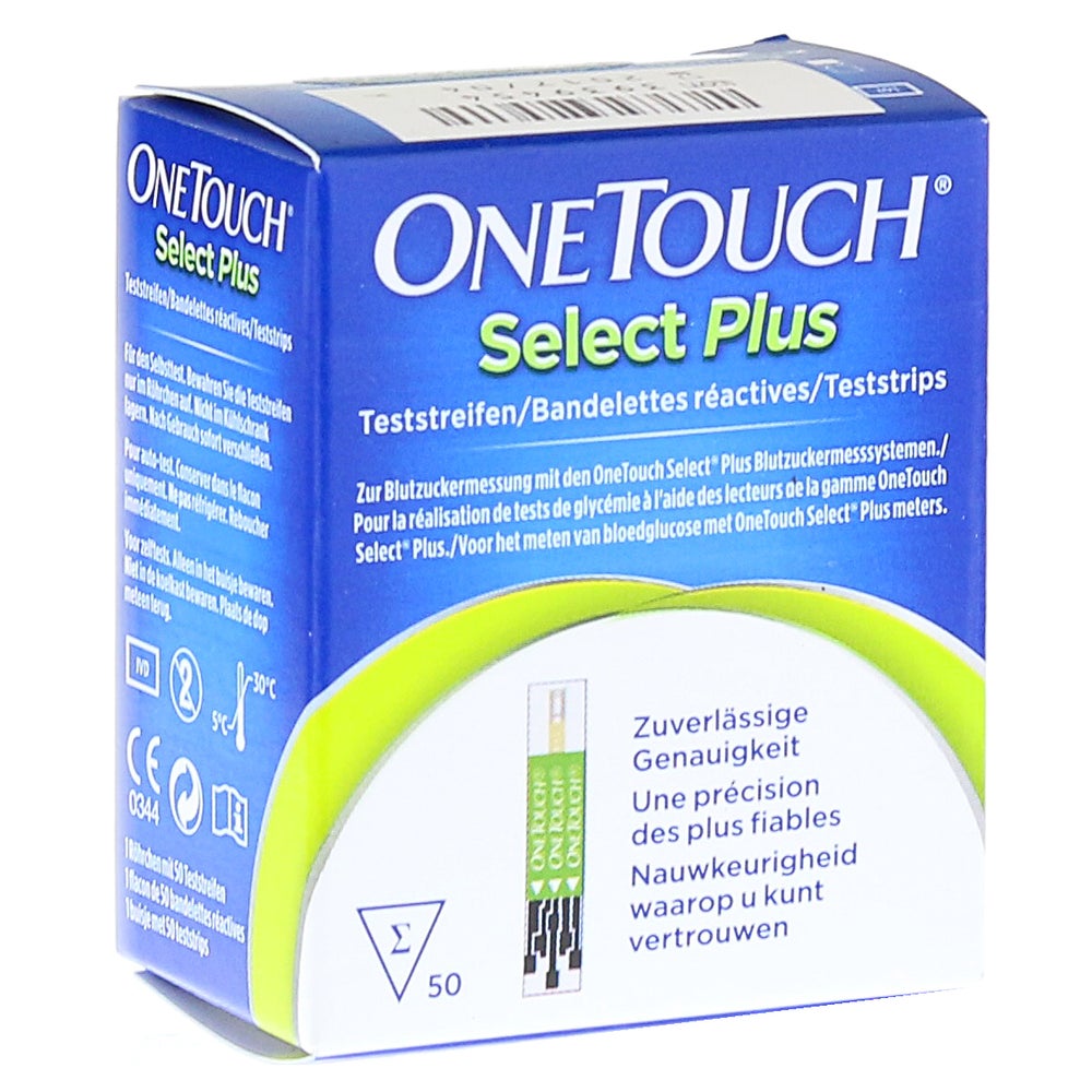 ONE Touch Select Plus Blutzucker Teststr 50 St