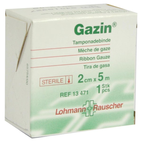 Lohmann Rauscher Gazin Tamponadebinde steril gerollt - 2 cm x 5 m 1 St