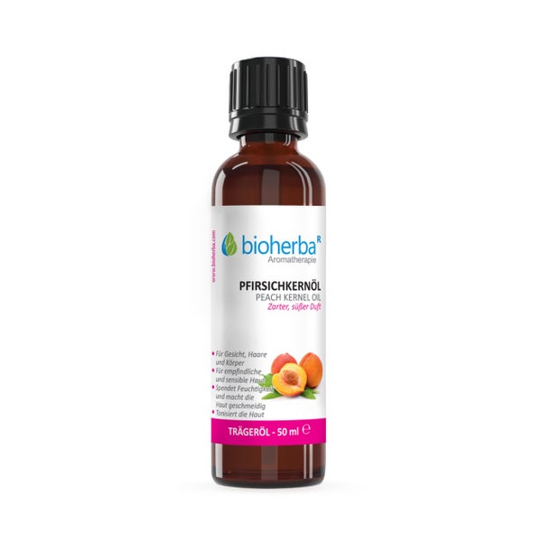 Bioherba Pfirsichkernöl Peach Kernel Oil Zarter  Süßer Duft 50 ml