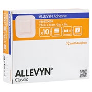 Allevyn Adhesive 7,5x7,5 cm haftende Wun 10 St