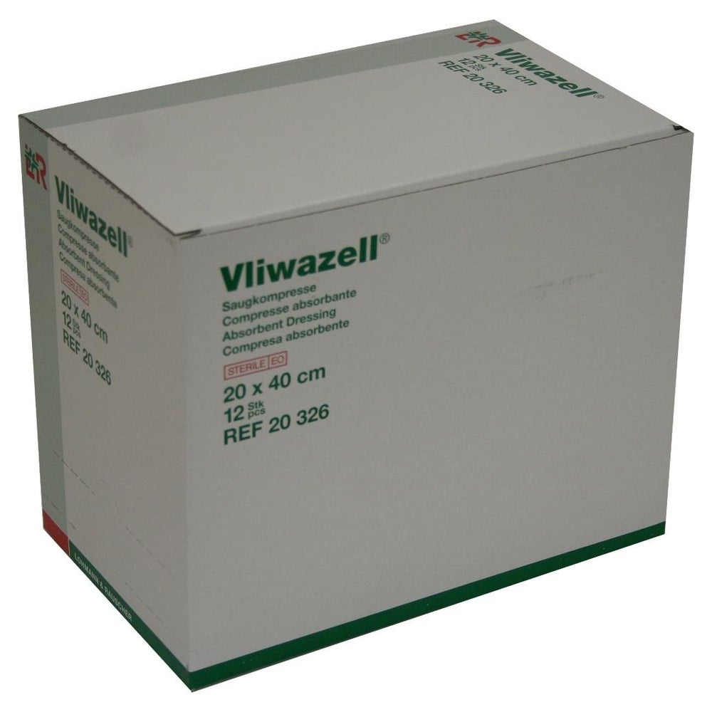 Vliwazell Saugkompressen Steril 20x40 cm 12 St