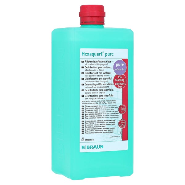 B. Braun Hexaquart pure Flächendesinfektion - 1000 ml – Flasche 1000 ml