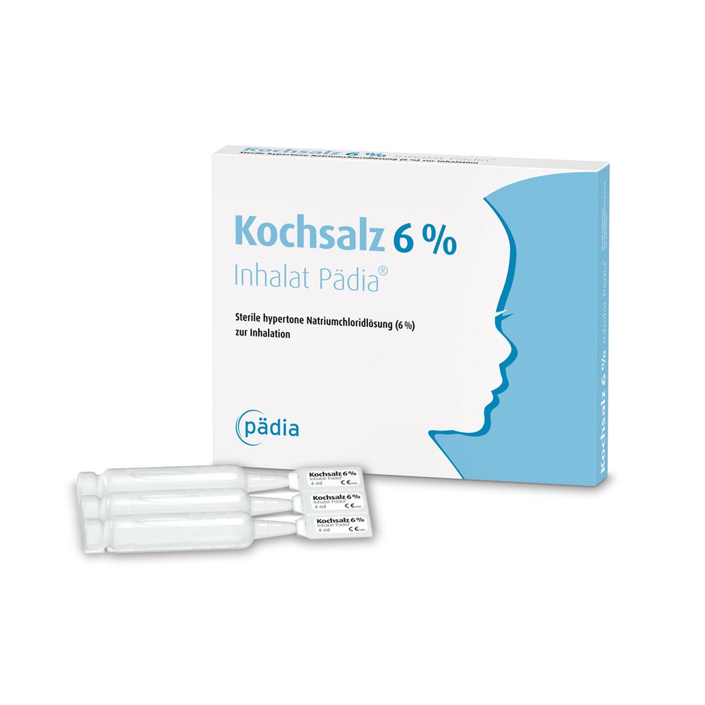 Kochsalz 6% Inhalat Pädia Ampullen 20 St