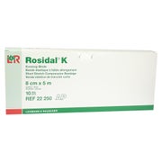 Produktabbildung: Lohmann & Rauscher Rosidal K Kurzzugbinden, cremefarben, 5 m - 1 Packung = 10 Stück, lose im Karton, Maße: 8 cm x 5 m 10 St