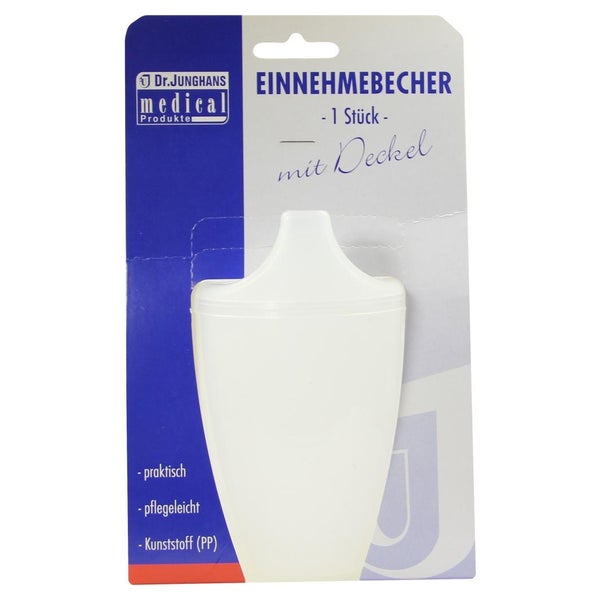 Einnehmebecher M.griff+deckel 12mm milch 1 St