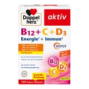 Produktabbildung: Doppelherz B12 + C + D3 DEPOT 100 St