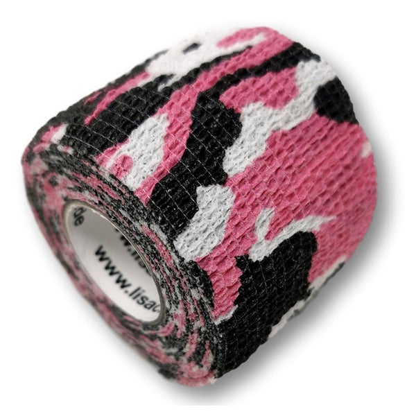 LisaCare selbstklebender Verband - Camo Rosa - 5cm x 4,5cm 1 St